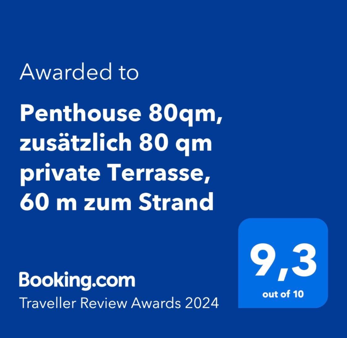 Penthouse 80Qm, Zusaetzlich 80 Qm Private Terrasse, 60 M Zum Strand Denia Exteriör bild